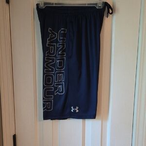 Under Armour Navy Blue Sports Shorts